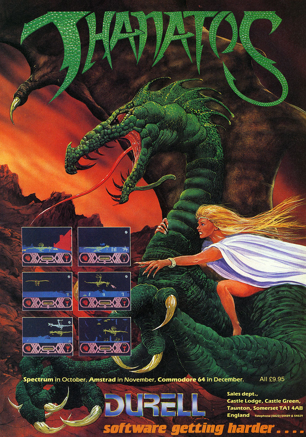 タナトス Thanatos - Commodore 64 Game - Download Disk/Tape, Music - Lemon64